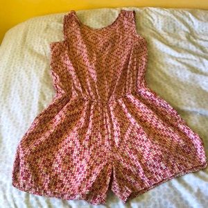 A pink romper